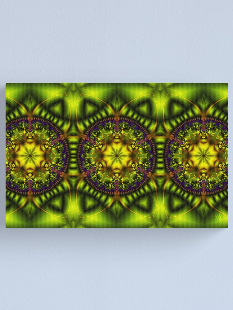 Alternate view of Green Lotus Canvas Print
