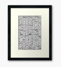 Birch forest Framed Print