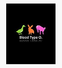 TYPE O Photographic Print