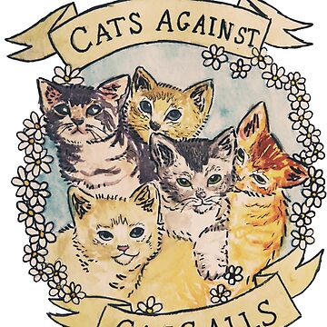Artwork thumbnail, Cats Against Cat Calls ORIGINAL (SEE V2 IN MY SHOP) by tamaghosti