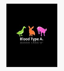 TYPE A Photographic Print