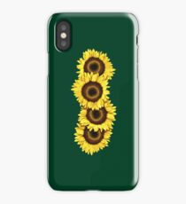 Iphone Case Sunflowers - Dark Green iPhone Case