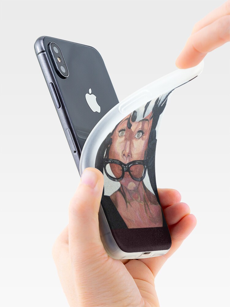 Alternate view of Audrey Hepburn iPhone Case & Cover