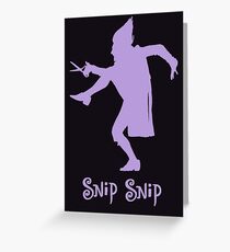 Shockheaded Peter - Scissor Man Greeting Card