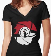 From Pallet Town With Love Women's Fitted V-Neck T-Shirt