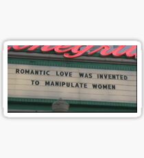 romanticism Sticker