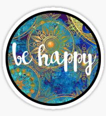 Be Happy Sticker Sticker