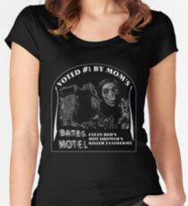 Bates Motel is my mom's choice Women's Fitted Scoop T-Shirt