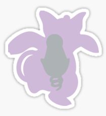 PKMN Silhouette - Spoink Family Sticker