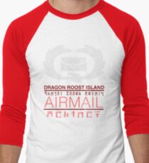 Zelda Wind Waker - Dragon Roost Island Airmail Men's Baseball ¾ T-Shirt