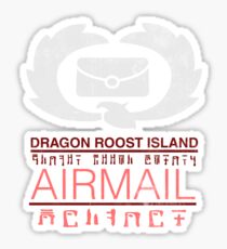 Zelda Wind Waker - Dragon Roost Island Airmail Sticker