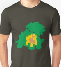 PKMN Silhouette - Turtwig Family Unisex T-Shirt