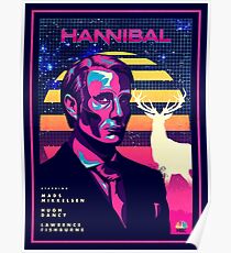 Hannibal 80's Poster Poster