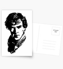 Sherlock Retro Style Postcards