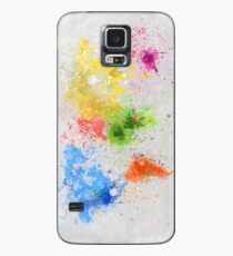 world map painting Case/Skin for Samsung Galaxy