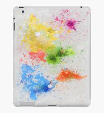 world map painting iPad-Hülle & Klebefolie
