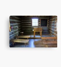 One Room School House Canvas Print