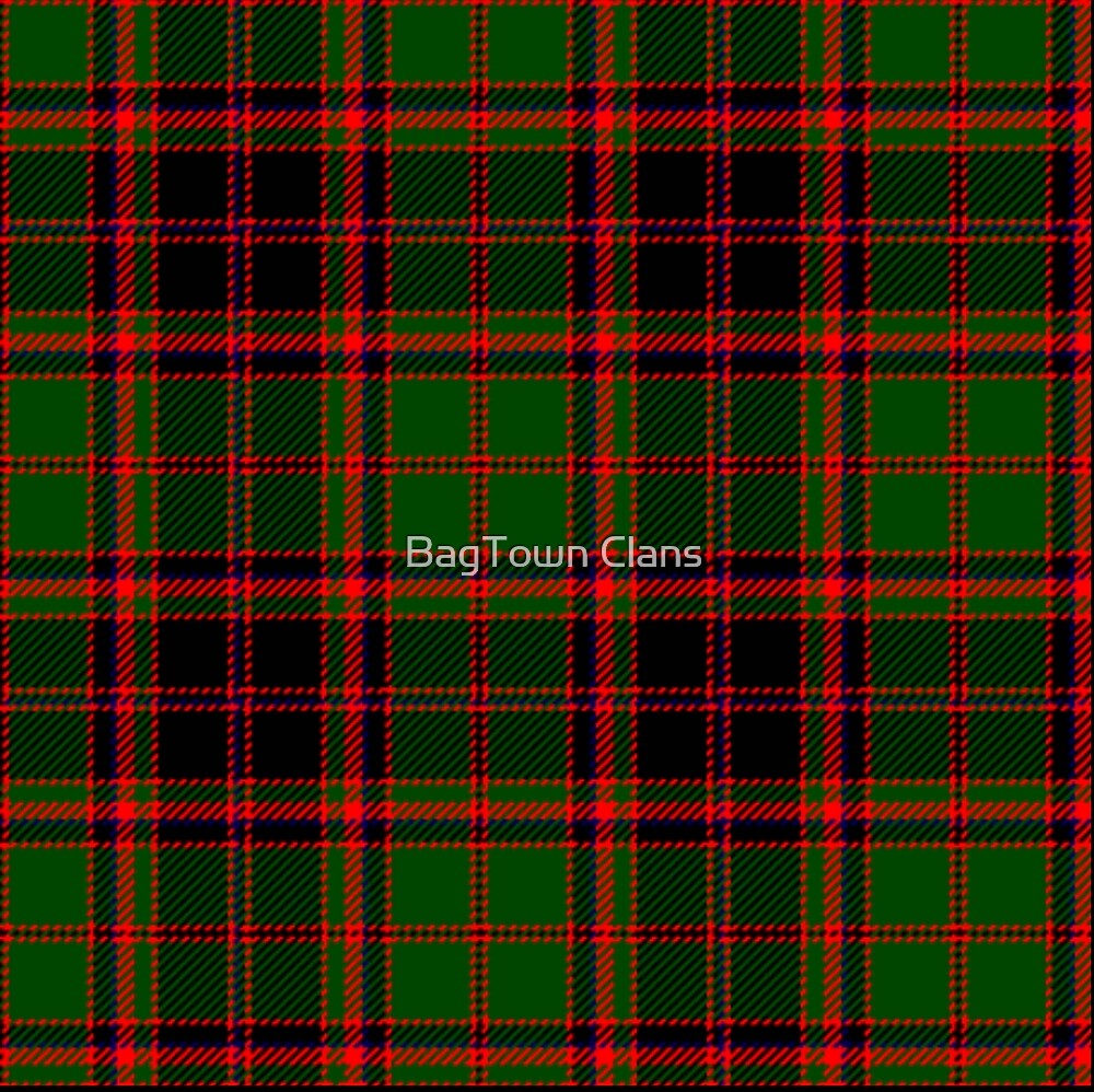 Clan Buchan Tartan By Bagtown Clans Redbubble