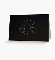 Fire works in Scheveningen Greeting Card