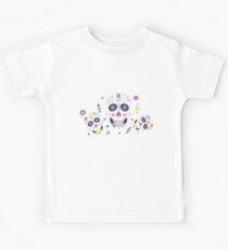 Camiseta para niños Mexican Skulls