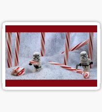Candy Cane Forest Sticker