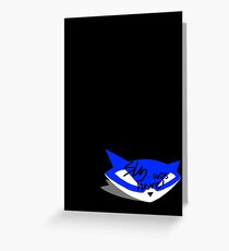 Sly was here! Greeting Card
