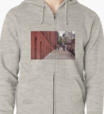 San Francisco Street Scene Zipped Hoodie