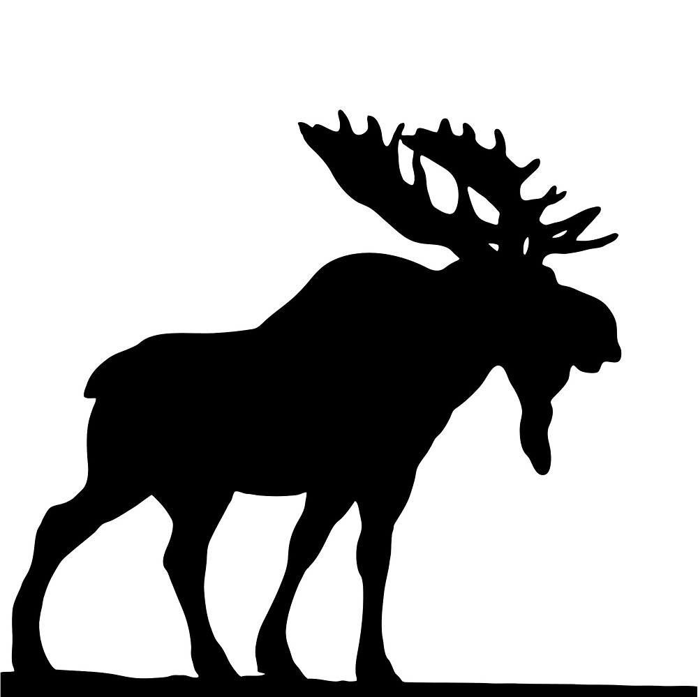 Moose Silhouette By Collins Redbubble - Moose Silhouette moose silhouette by collins redbubble - moose silhouette
