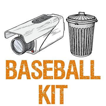  Houston Baseball Camera and Trash Can Gag for Men and Women T- Shirt : Sports & Outdoors