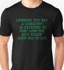 DISSIDENT T-shirt unisexe