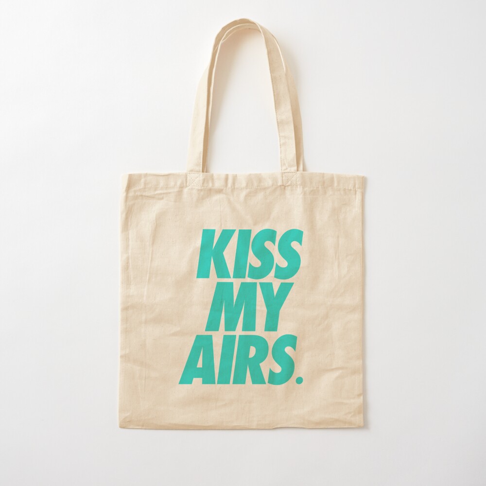 kiss my airs tote bag