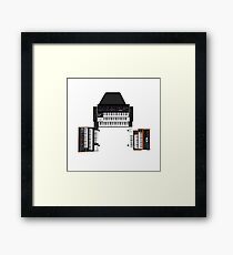 Vintage Synthesizers / Keyboards Framed Print