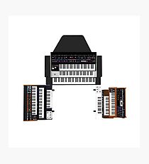 Vintage Synthesizers / Keyboards Photographic Print