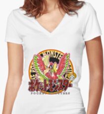 Pokemon Returns: Gold Women's Fitted V-Neck T-Shirt