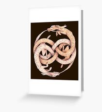 Luck Dragons Greeting Card
