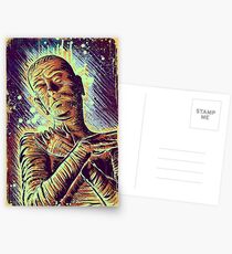 The Mummy Art joe badon universal monster monsters bandages horror classic movie film Boris Karloff Halloween Egyptian prince Imhotep Postcards