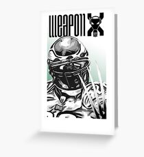 Weapon X Greeting Card