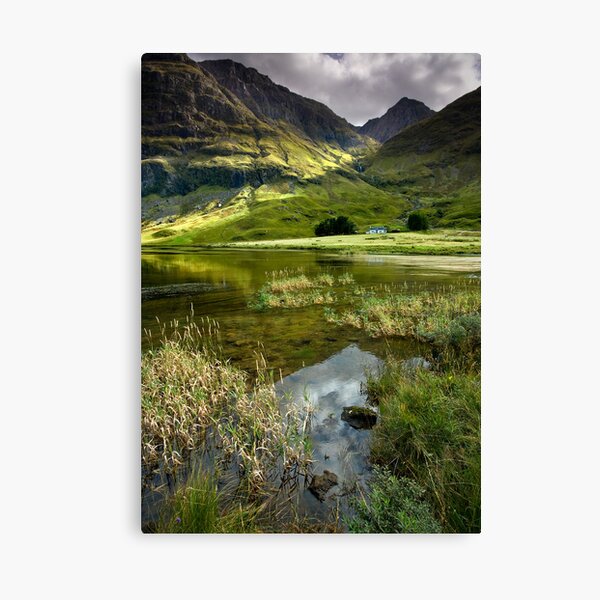Light & Shadow in the Valley of Glencoe Canvas Print