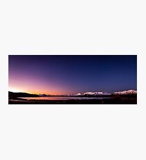 Lake Tekapo Sunset Stars Photographic Print