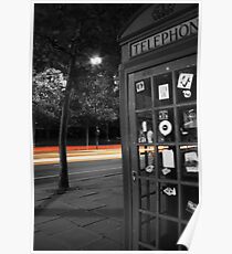 London Telephone Box Poster
