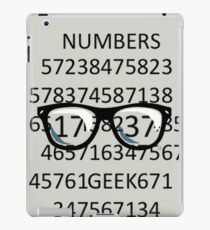 NUMBERS GEEK iPad Case/Skin