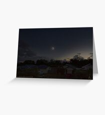 Cairns Total Solar Eclipse 14-11-2012 Greeting Card