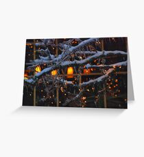 Snowy Night Greeting Card
