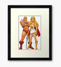 He-Man And She-Ra Framed Print