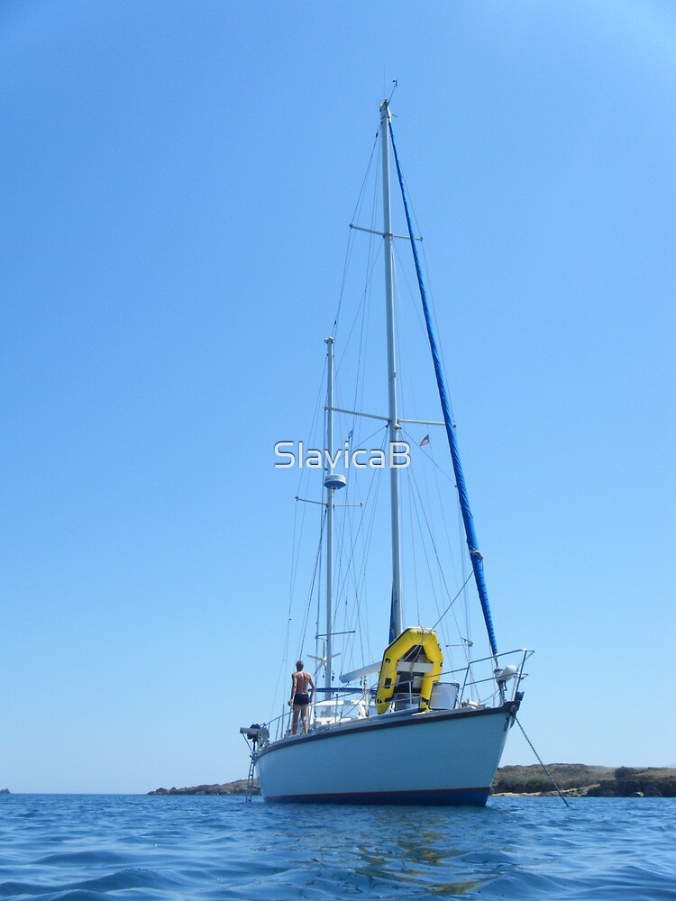 "Sailboat Amel Sailing photography" by SlavicaB Redbubble