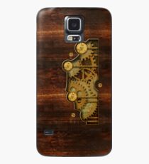 Brass and old wood Steampunk cover Case/Skin for Samsung Galaxy