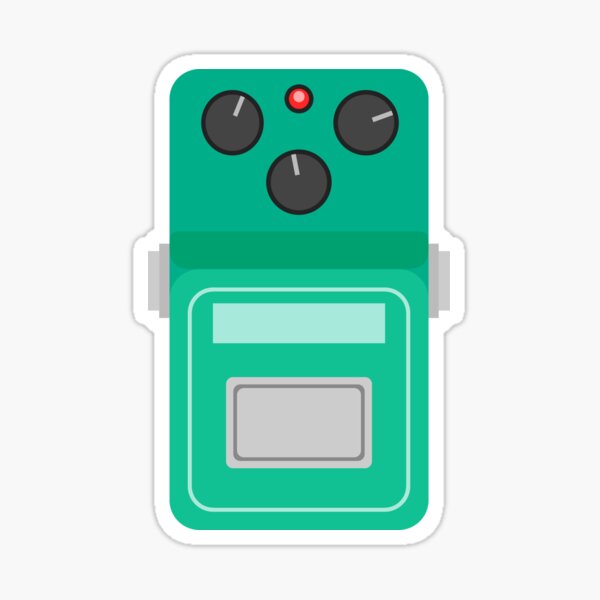 Screamer Guitar Pedal Sticker