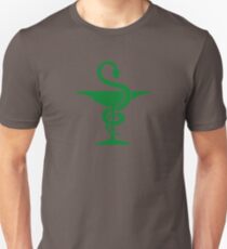 caduceus pharmacist snake Unisex T-Shirt