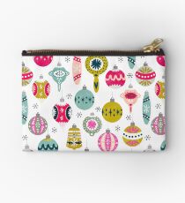 Ornaments - White by Andrea Lauren Studio Pouch