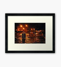 Hurricane Sandy in Brooklyn NY - 9pm, October 29, 2012 Framed Print